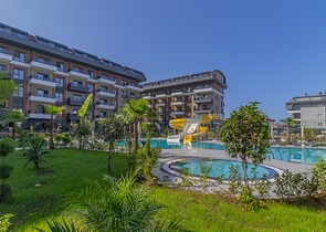 شقة 1+1 في مجمع فاخر في منطقة أوبا