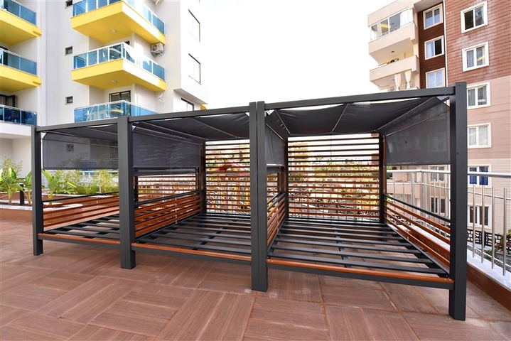 شقة 1+1 في مجمع جديد في منطقة محمودلار