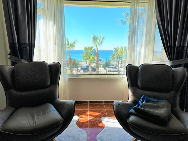 شقة مفروشة 2 + 1 مطلة على البحر في توسمورا