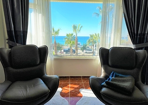 شقة مفروشة 2 + 1 مطلة على البحر في توسمورا