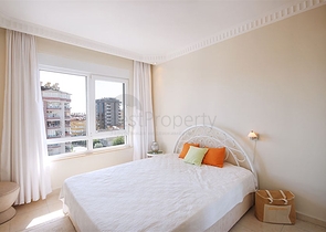 بنتهاوس مع إطلالة بانورامية في قلب ألانيا