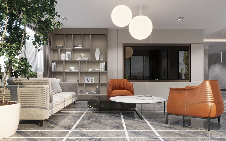 شقة 1+1 في مجمع حصري