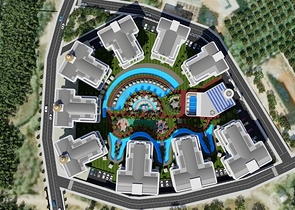 شقة 1+1 في مجمع حصري