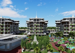 شقة 1+1 في مجمع حصري