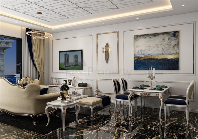 شقة 1+1 في مجمع جديد في وسط ألانيا