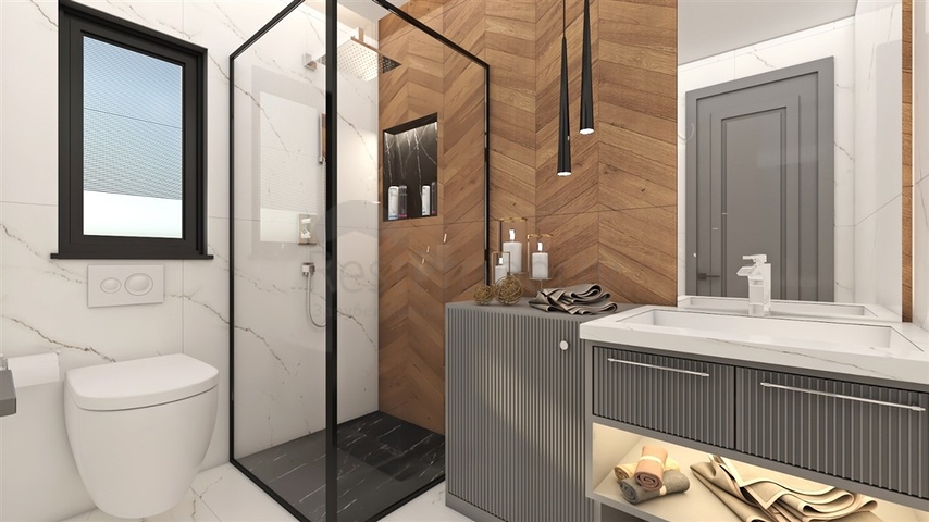 يقع المجمع على بعد 150 متر من البحر في منطقة كيستيل