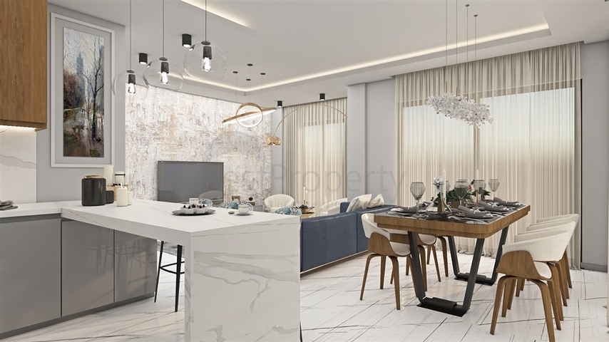 يقع المجمع على بعد 150 متر من البحر في منطقة كيستيل