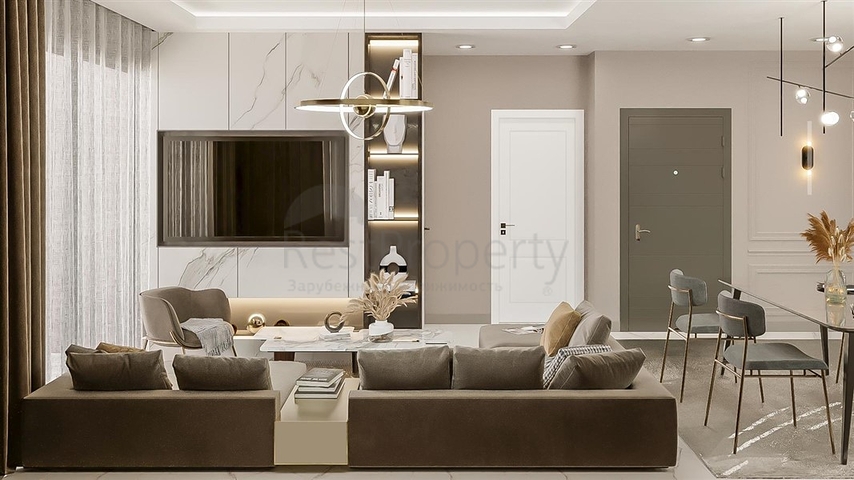 مشروع مع البنية التحتية الفندقية في منطقة منتجع أفسالار