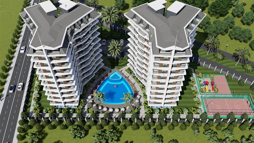 مشروع مع البنية التحتية الفندقية في منطقة منتجع أفسالار