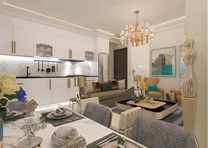 شقة بغرفة نوم واحدة في وسط ألانيا 