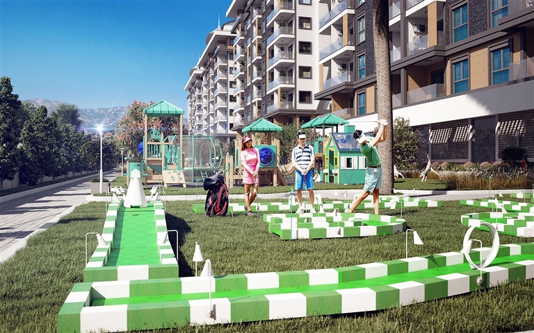 مجمع فاخر جديد مع بنية تحتية فندقية في باجلار