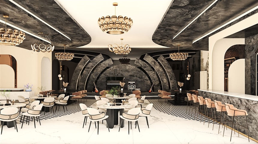 مجمع فاخر جديد مع بنية تحتية فندقية في باجلار