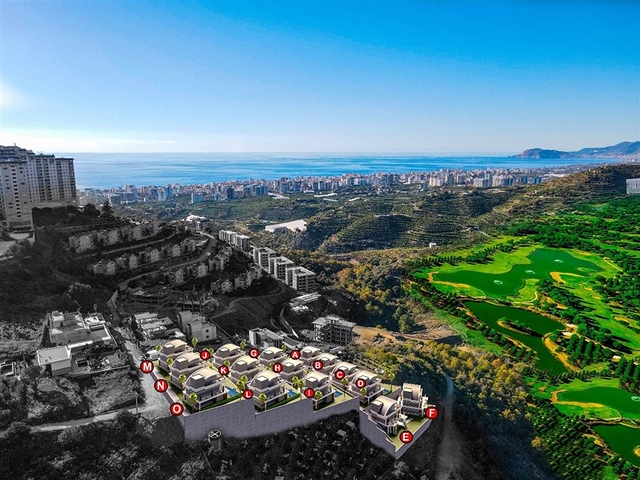 مجمع فلل مسور مع إمكانية الحصول على الجنسية التركية