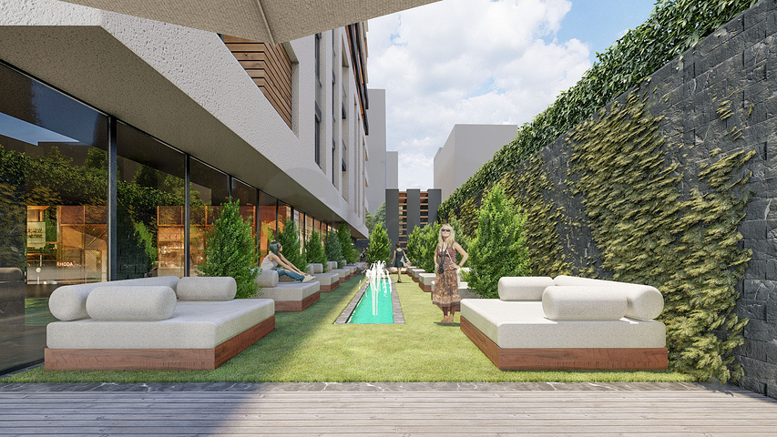 شقة 1+1 في منطقة محمودلار