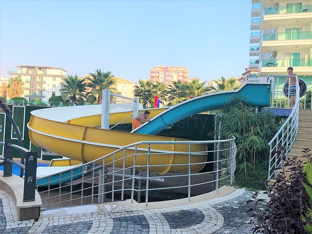 استديو ضمن مجمع سكني حديث على مسافة خطوات من شاطئ البحر 