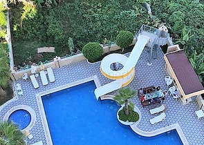 استديو ضمن مجمع سكني حديث على مسافة خطوات من شاطئ البحر 