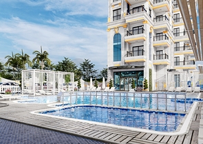 شقة 1+1 في مجمع سكني جديد في منطقة محمودلار