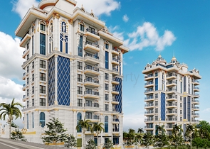 شقة 1+1 في مجمع سكني جديد في منطقة محمودلار