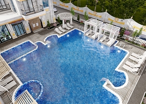 شقة 1+1 في مجمع سكني جديد في منطقة محمودلار