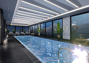 شقة 1+1 في مجمع سكني جديد في منطقة محمودلار