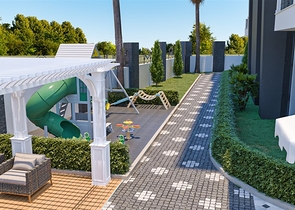 شقة بغرفة نوم واحدة في مجمع ألانيا الجديد