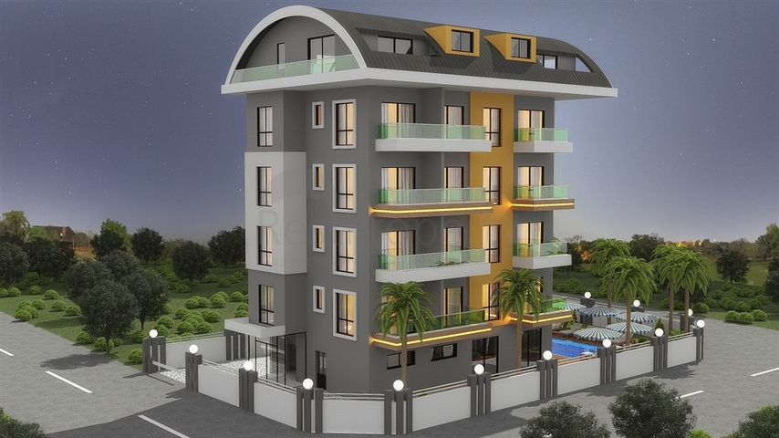 1 + 1 شقة في مجمع قيد الإنشاء