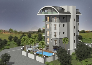 1 + 1 شقة في مجمع قيد الإنشاء