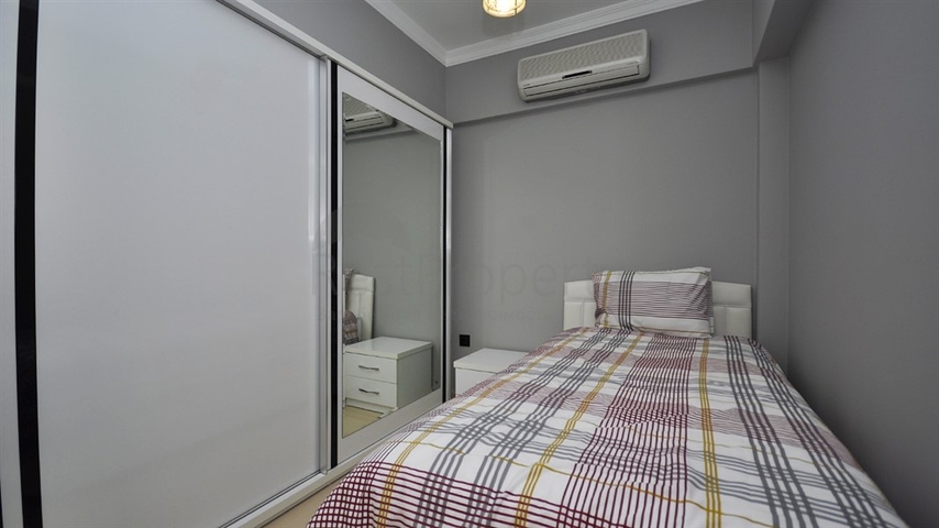 شقة مفروشة من غرفتي نوم في المركز السياحي في ألانيا