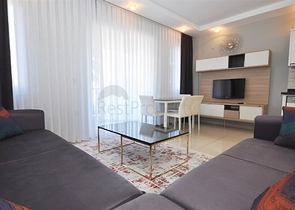 شقة مفروشة من غرفتي نوم في المركز السياحي في ألانيا