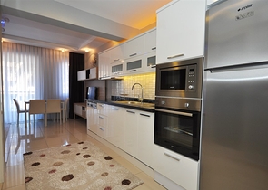 شقة مفروشة من غرفتي نوم في المركز السياحي في ألانيا