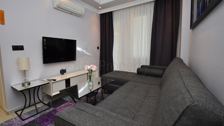  شقق 1+1 مع الحد الأدنى من البنية التحتية في وسط ألانيا