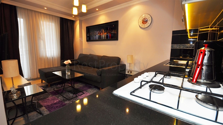  شقق 1+1 مع الحد الأدنى من البنية التحتية في وسط ألانيا