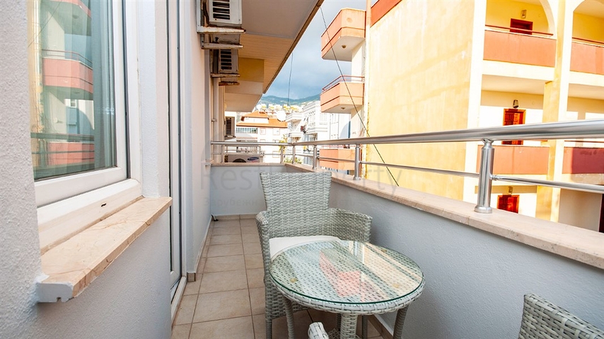  شقق 1+1 مع الحد الأدنى من البنية التحتية في وسط ألانيا