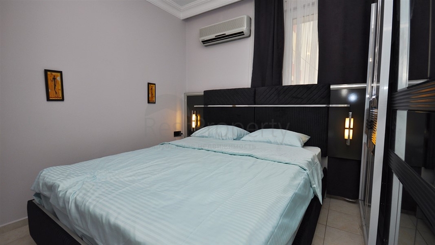  شقق 1+1 مع الحد الأدنى من البنية التحتية في وسط ألانيا