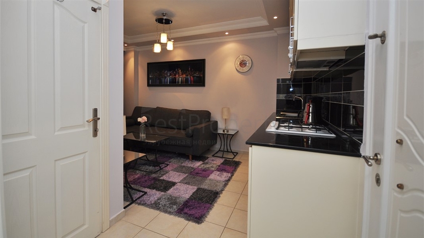  شقق 1+1 مع الحد الأدنى من البنية التحتية في وسط ألانيا