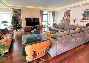 شقة فسيحة مع تجديد مصمم