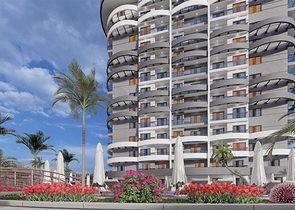 1 + 1 شقة في مجمع قيد الإنشاء 