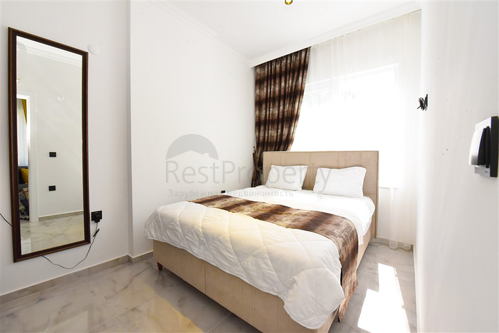 شقة جاهزة 1 + 1 في مجمع مع البنية التحتية للفندق 