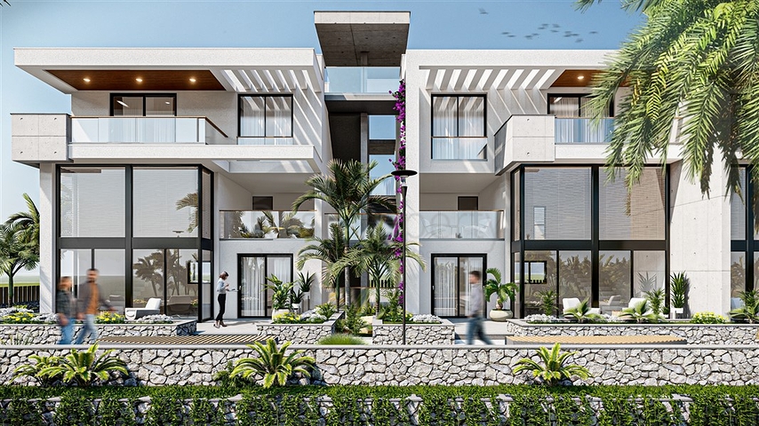 شقق وغرف علوية على بعد 250 متر من البحر في منطقة إسنتيبي الخلابة