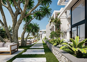 شقق وغرف علوية على بعد 250 متر من البحر في منطقة إسنتيبي الخلابة