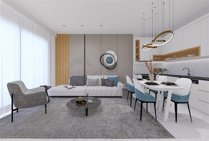 مجمع سكني ببنية تحتية على مسافة قريبة من البحر في منطقة توسمور