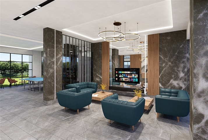 مجمع سكني ببنية تحتية على مسافة قريبة من البحر في منطقة توسمور