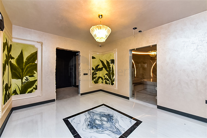 بنتهاوس فاخر مع إطلالات بانورامية على البحر في وسط ألانيا