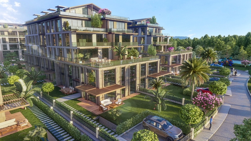 مشروع مفهوم عائلي فريد بالقرب من غابة بلغراد 