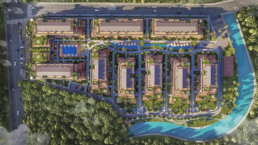 مشروع مفهوم عائلي فريد بالقرب من غابة بلغراد 