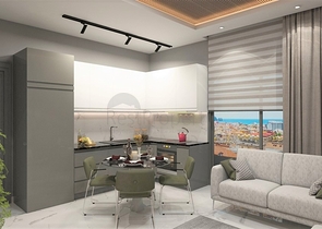 شقة 1+1 على جانب شاطئ كليوباترا الشهير