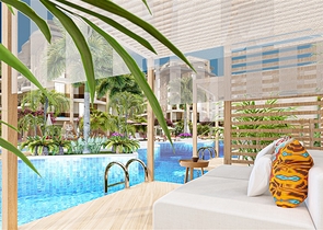 شقق فاخرة في المجمع