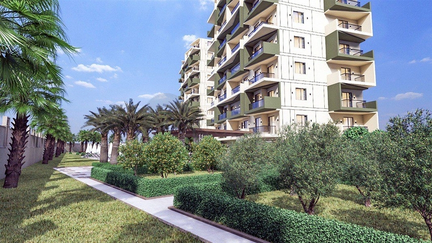 شقة 1+1 في مجمع فخم في منطقة دميرتاش