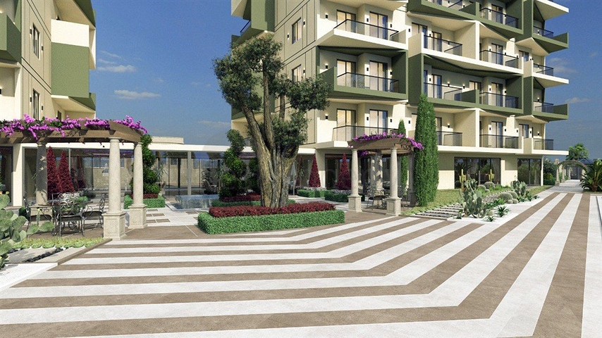 شقة 1+1 في مجمع جديد في حي دميرتاش