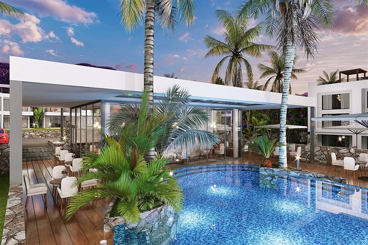 شقق على البحر في مجمع من الدرجة الممتازة 